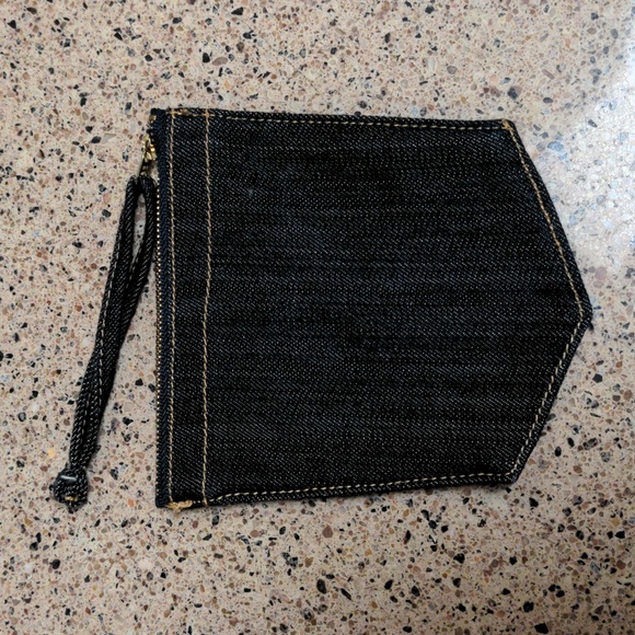 WRANGLER Zippered Coin Purse/Denim Pocket - Picture 2 of 12